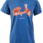 T-Shirt SIP "PX - Heartbeat of the 80's", blu, maschio, taglia L, 100% cotone, 180 g / m?