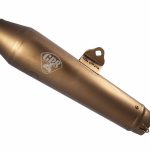 Scarico GPR Kawasaki Gpz 500 - S 1988/03 Silenziatore Omologato senza raccordo Ultracone Bronze Caf? Racer